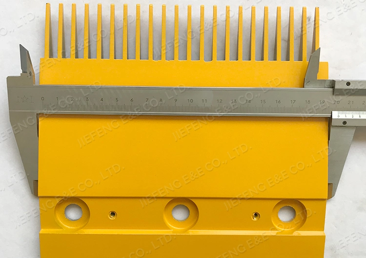 Km5236480h02 A7 Yellow Escalator Comb Plate Escalator Parts