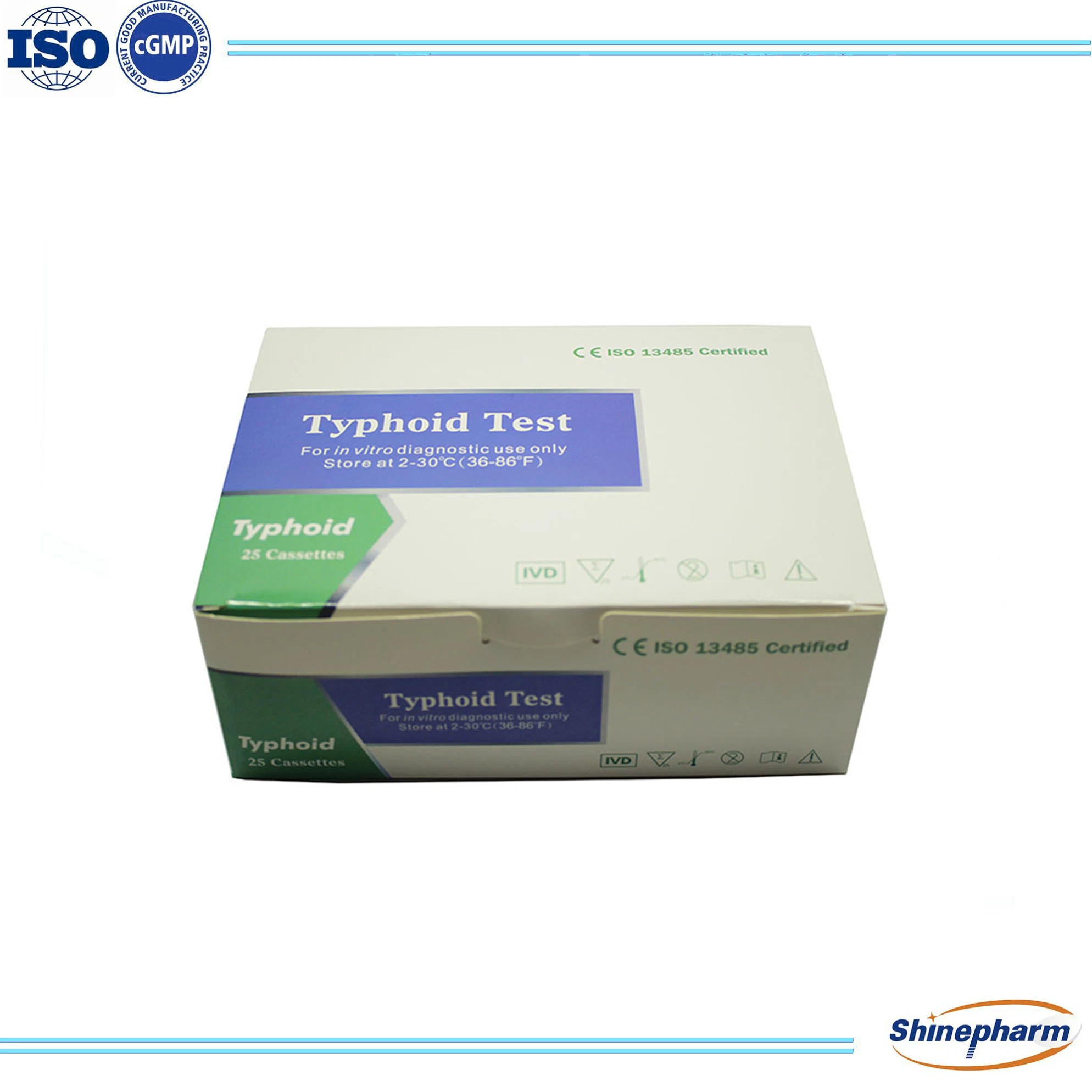 Diagnostic Typhoid Rapid Test Infectious Disease Test OEM