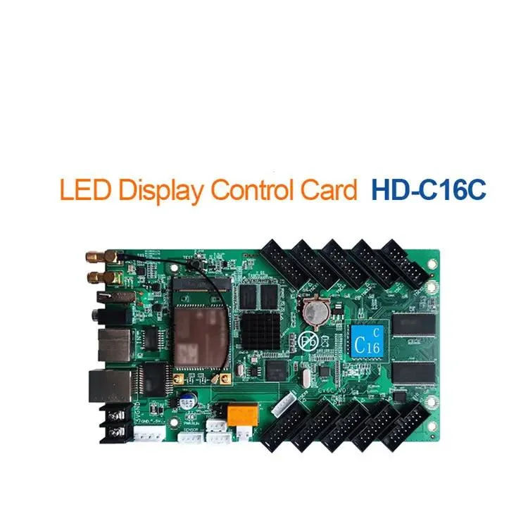 HD-C16c with Hub75 Interface Asynchronous Full Color Controller LED Display Control Card