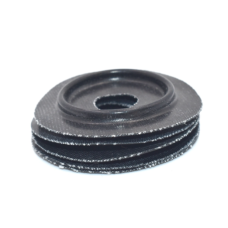 High Temperature Silicone Rubber Seals Molded Customized Fabric Reinforced Diaphragm Products