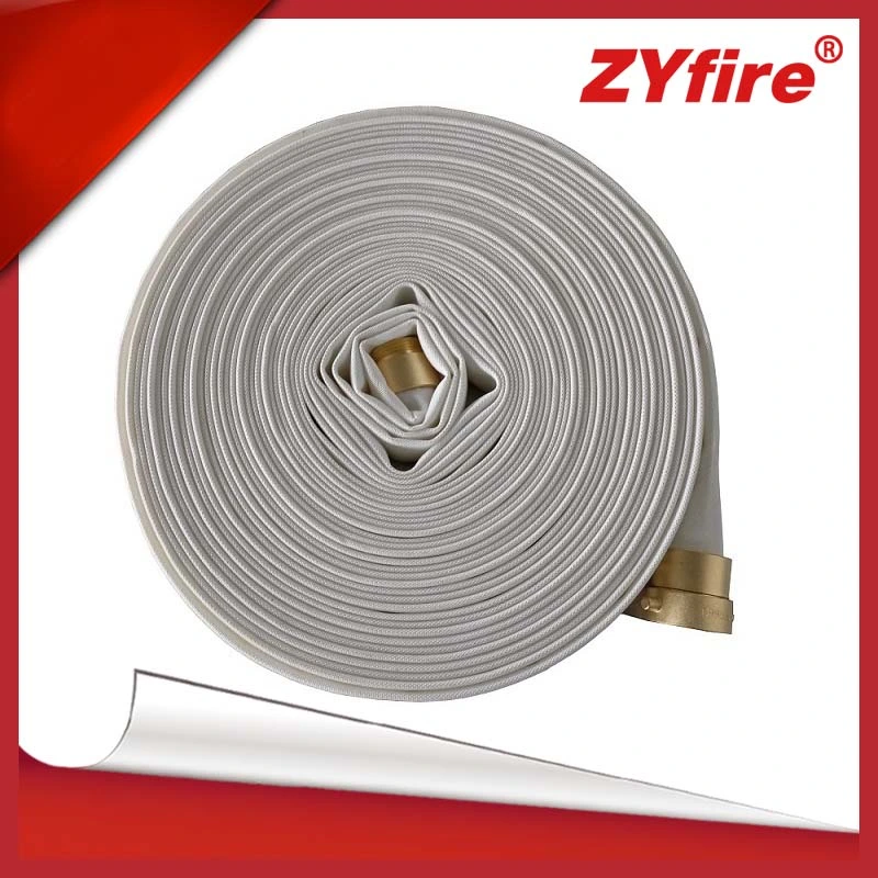 Zyfire White una sola chaqueta Fuego Control ataque manguera para Sistema de lucha contra incendios