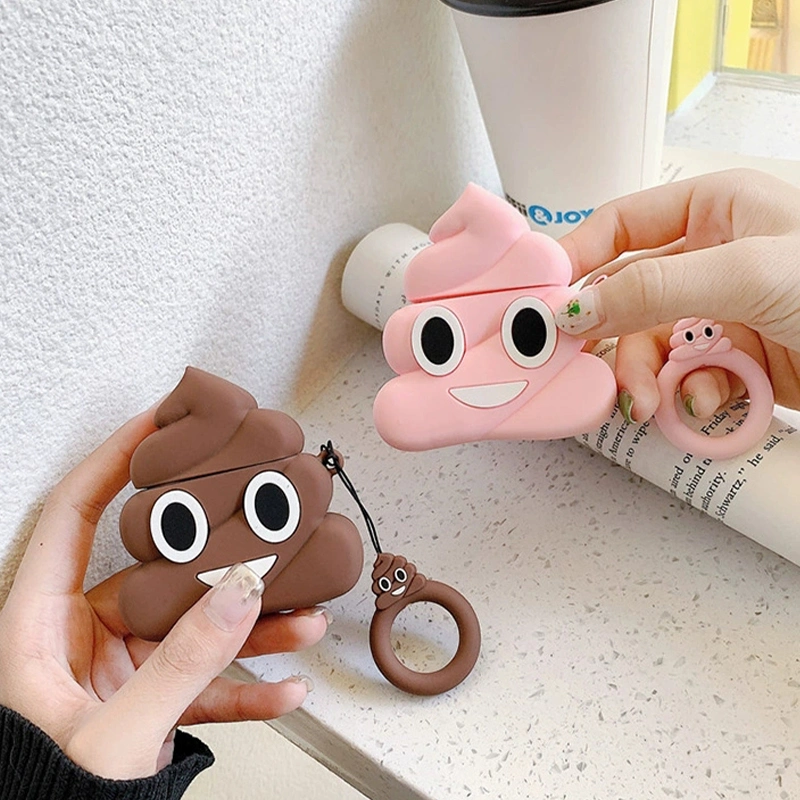 Cartoon Cover Silicone Ear Cover 3D Cute Earphone Case for Air Pods 1 2 3 PRO Case