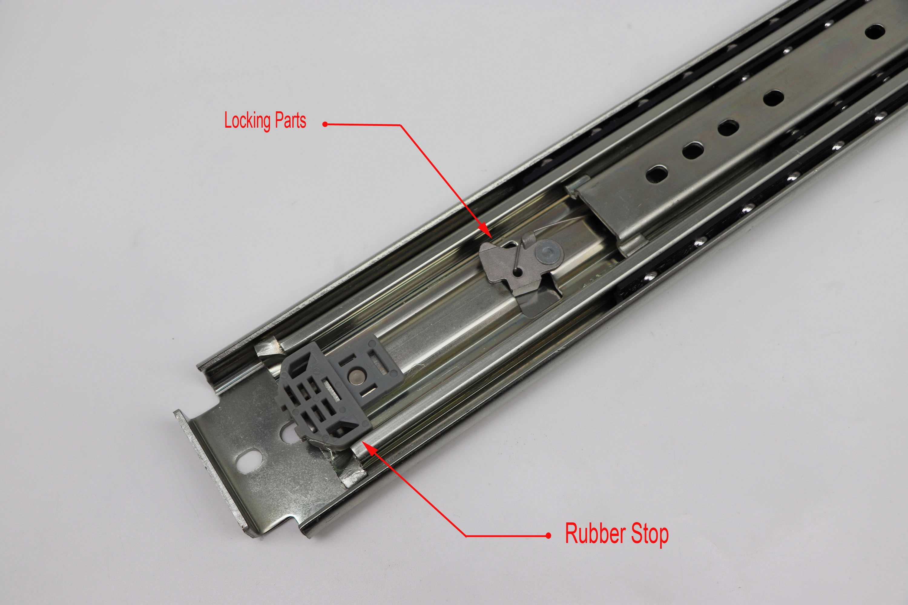 76mm 500 Lbs Heavy Duty Ball Bearing Drawer Slide