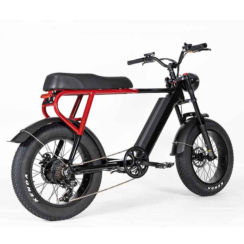 Scooter portátil de aluminio para bicicletas eléctricas 48V500W batería Premium