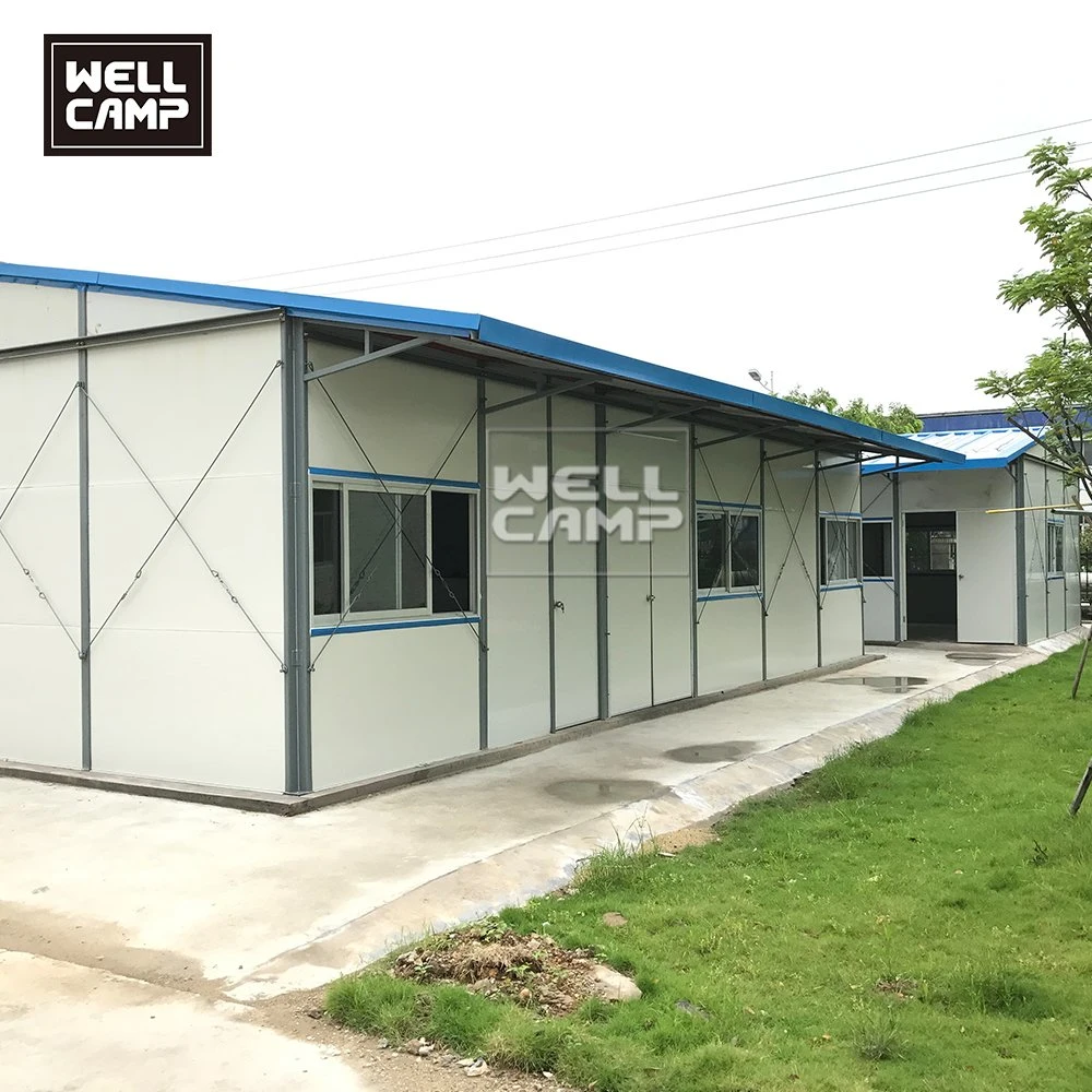 Customized CE Approved Steel Structure+Sandwich Panel Labor Accommodation Camp Dormitory Modular Building K Home