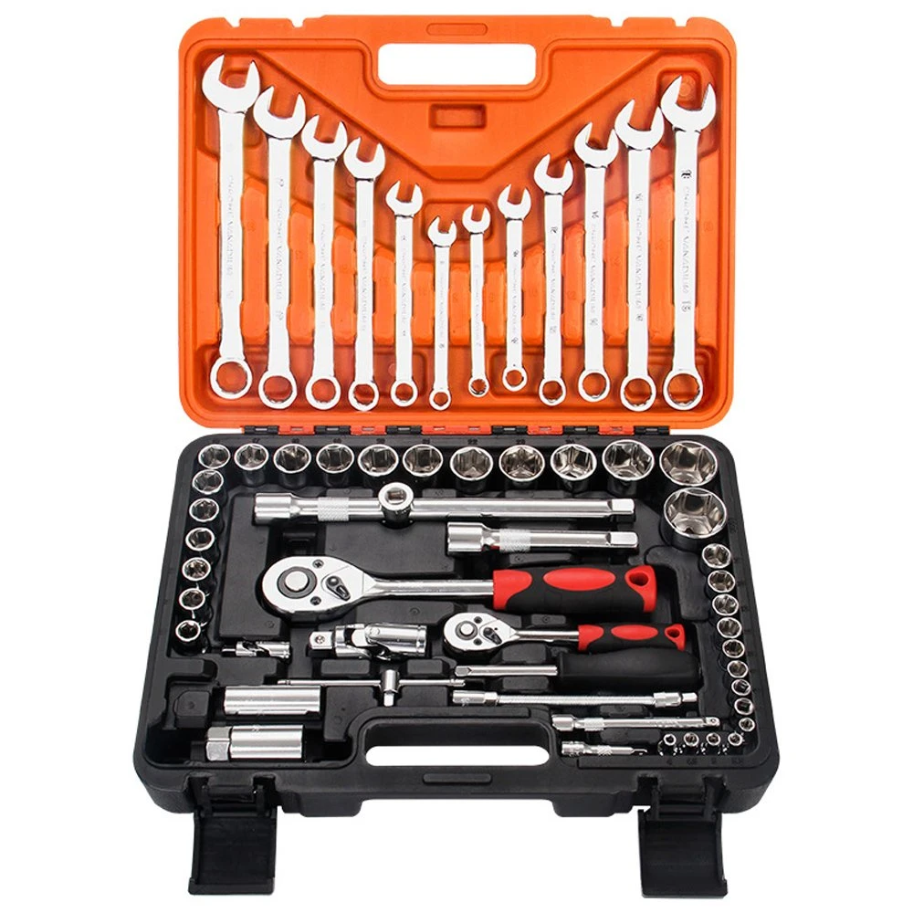 37PC Box Wrenches инструмент инструмент инструмент машина Авторемонт машина Ремонт комплекта ручных инструментов для отвертки с комбинированным инструментом
