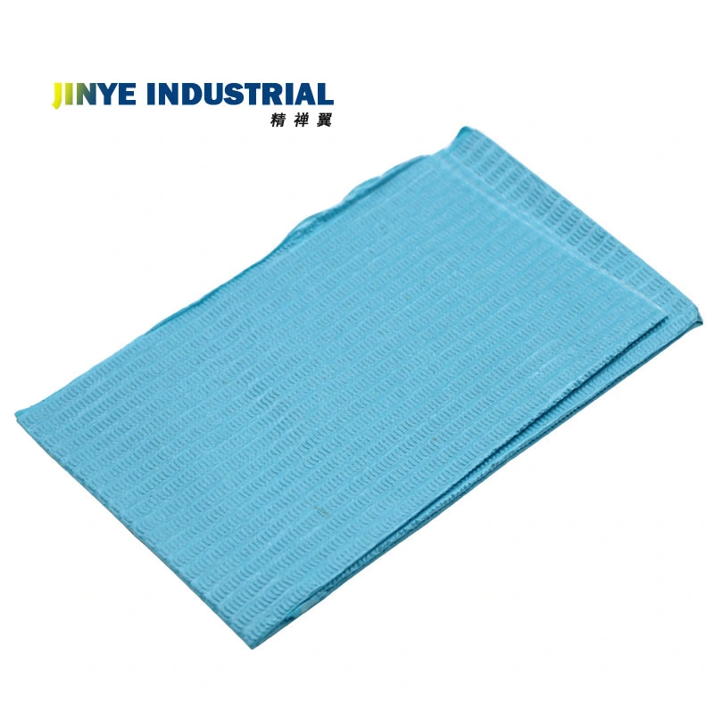 Hot Wholesale/Supplier Price Disposable Dental Paper Bibs Paper Towels Blue Color