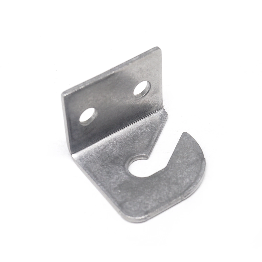 China Custom Metal Alloy Fabrication Polish L Shaped Mounting Bracket Right Angle Bracket Furniture Fitting Bracket