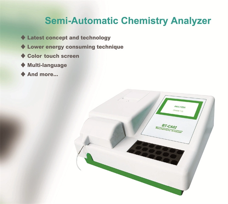 Lab Equipment Clinical Hospital Semi Auto Chemistry Analyzer
