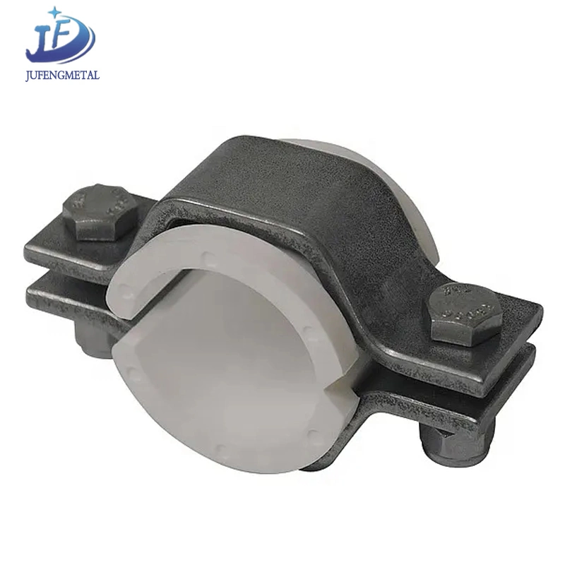 OEM SS304 Hexagon Sanitary Hygienic Hexagonal Pipe Holder Bracket Pipe Holder Clip