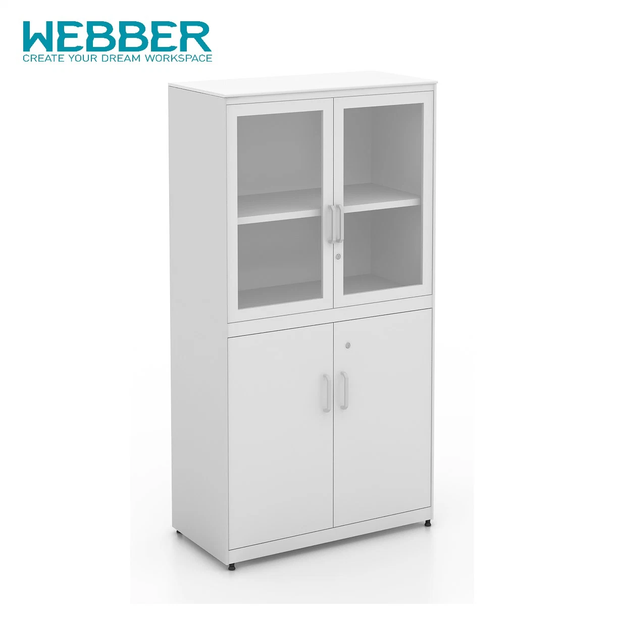 Knock Down Office Furniture Combined Filing Cabinet with Swing Door