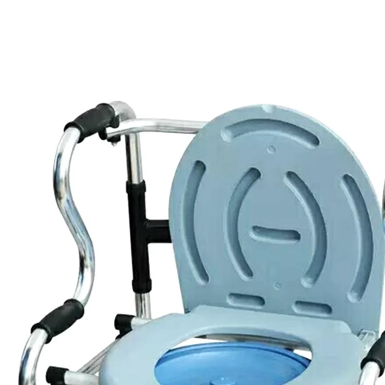 Portable Folding Bedside Commode Chair for Ederly and Disabled