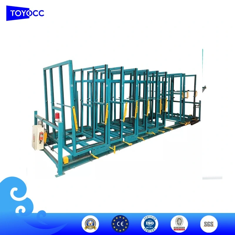 Elektrisches Glas Pack Storage Rack System für Glasindustrie / Fabrik