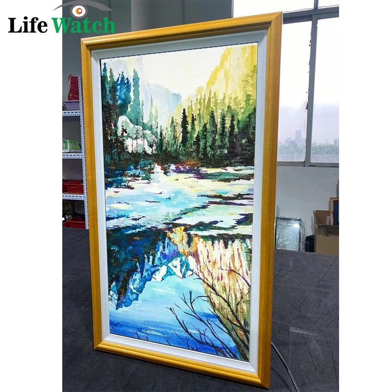 27 Inch Digital Frame Art Display Smart Picture Frame Digital Signage Display