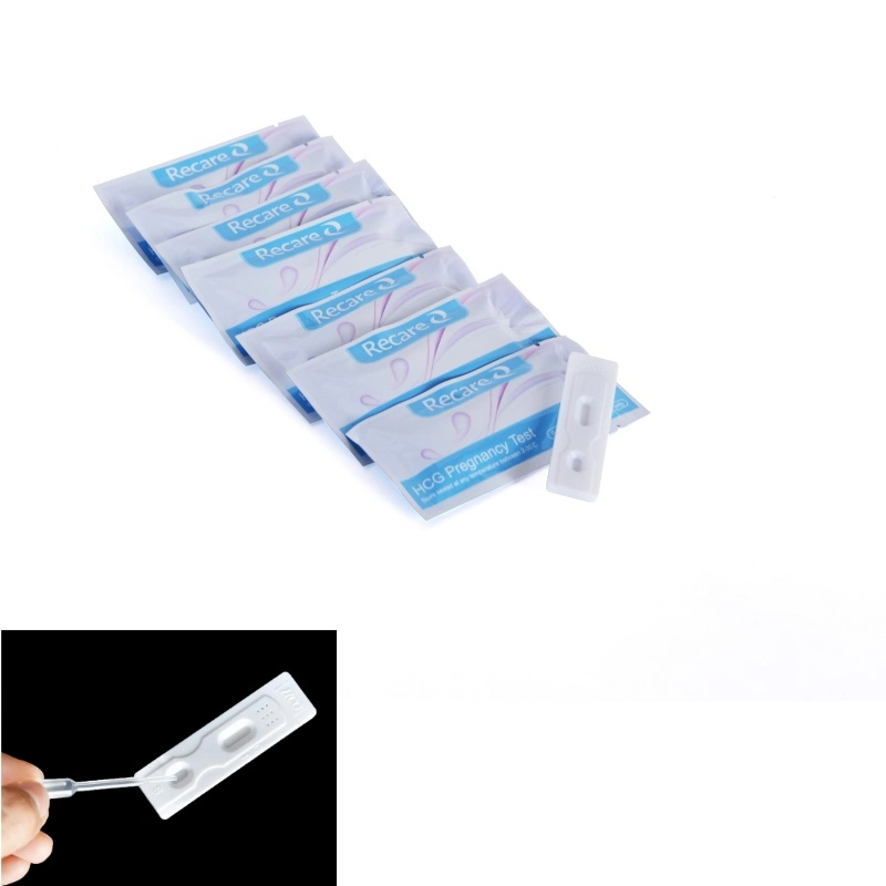 China OEM Diagnostic Early HCG Test Device Rapido Embarazo Recare Cassette Pregnancy Rapid Test