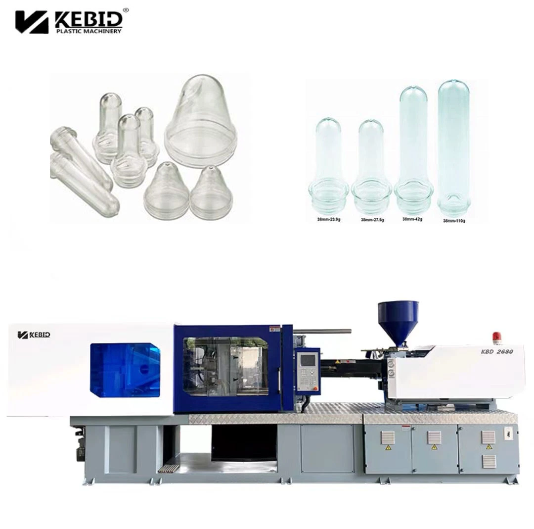 Kebida Brand Hot Sale High Quality 268ton Kbd2680 Pet Preform Bottle Embryo Making Injection Molding Machine