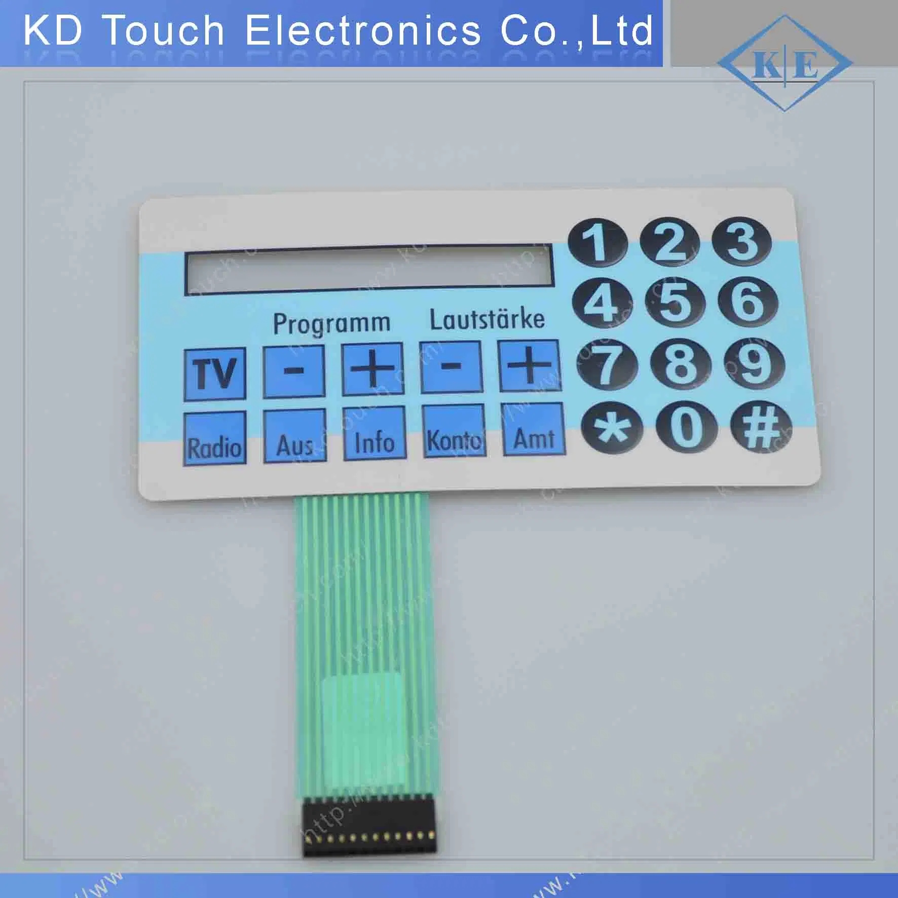 Custom Tactile S/S Keypad Switch for Entainment Control