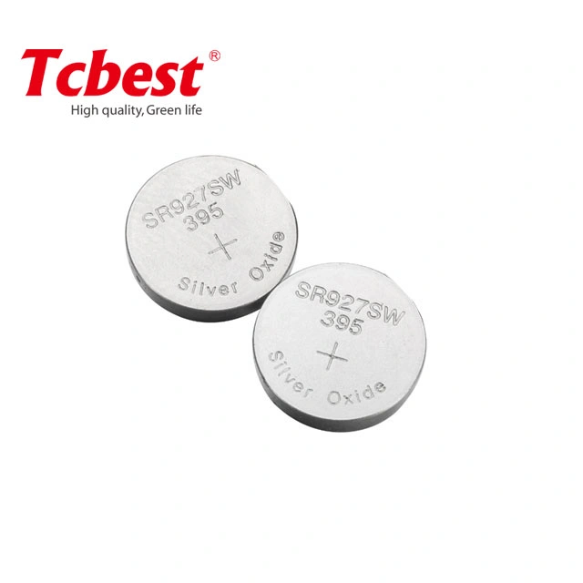 Sr927sw 395 Button Cell Batteries Manufacturer Factory Best Price 1.5V Coin Button Battery Cell 1.5V Silver Oxide Battery for Toys Watch