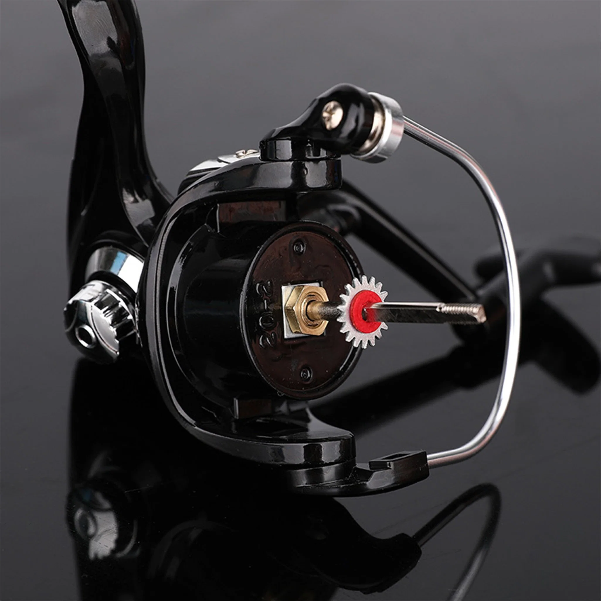 Thick Stainless Steel Bearing Metal Non-Slip Grip Alloy Tooth Plate Fishing Reel