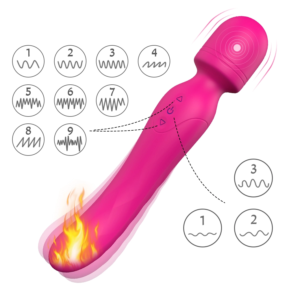 Female Vaginal Massage Stick Silicone Vibrator Sex Toys Adult Products