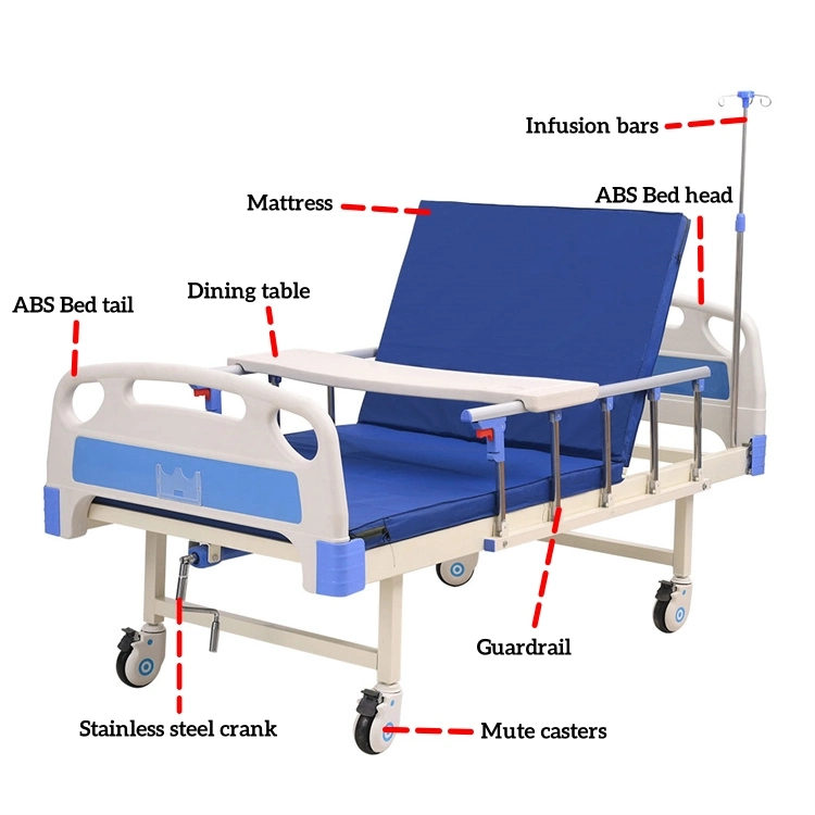 Manual One Crogs Manual Medical Nursing Bed Patient Room Hospital Muebles