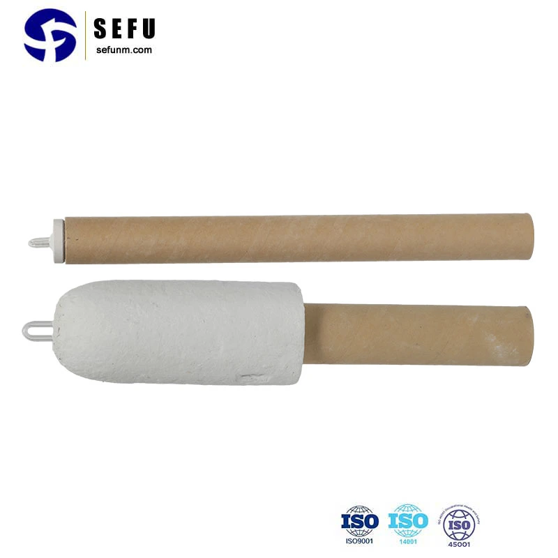 Straight Poll Paper Tube Thermocouple Tips for Test Metal Liquid Temperature