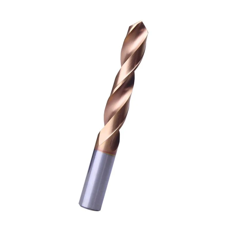 Cheap Price HRC45 HRC55 3D 5D Tungsten Solid Carbide Fresa Coated Cold Coolant Hole Twist Drill Bits Spot Center Drill