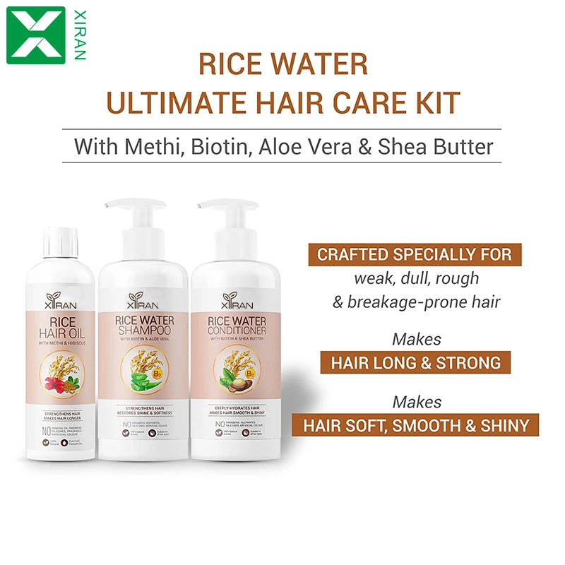 Anti Hair Loss Rice Water Shampoo and Conditioner Hair Set