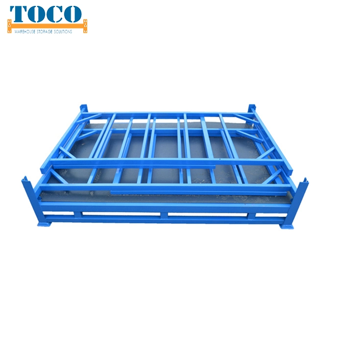 Competitive Painted Building Materials Movable Pallet Stacking Equipment with Plywood Deck