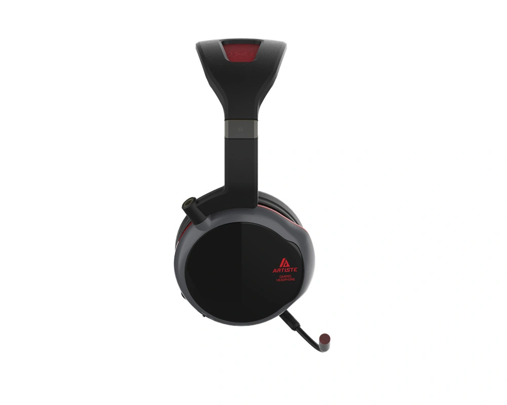 Casque de jeu stéréo sans fil avec microphone amovible