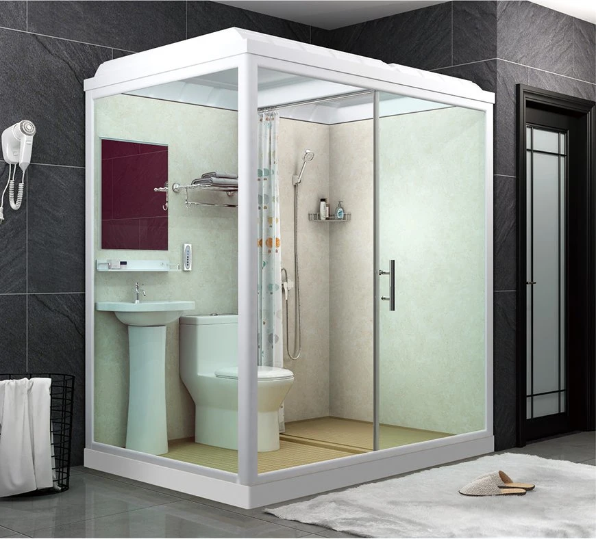 Modern Style Modular Bathroom Pod Prefab Shower Room with Toilet