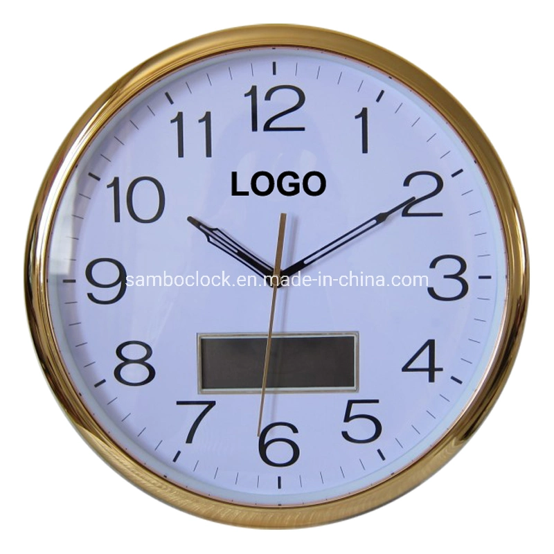 High quality/High cost performance  Customized LCD Quatz Wall Clock