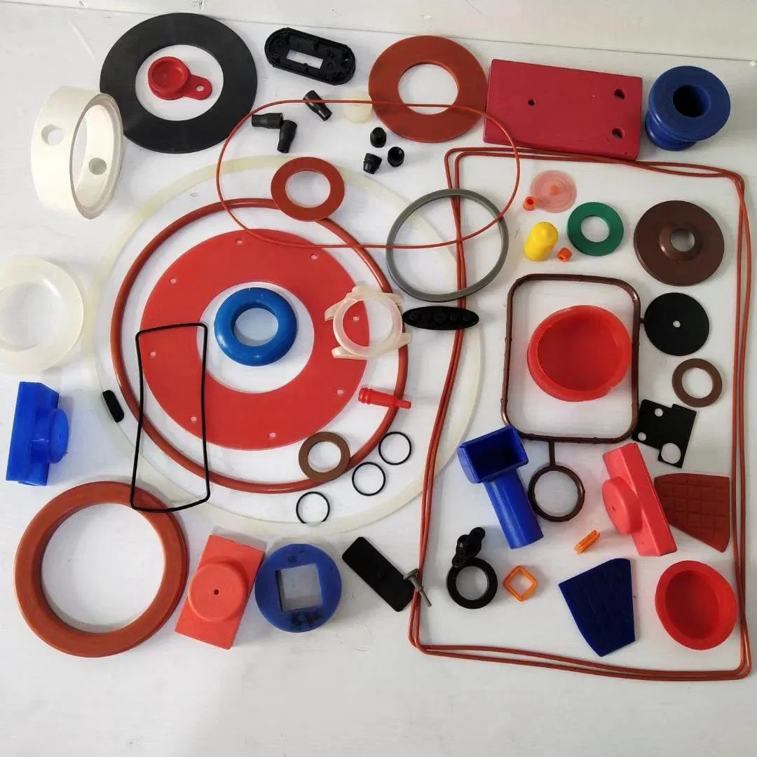 Silicone EPDM NBR FKM CR Rubber Bellow Flat Sealing Washer Spare Part Grommet Seal Ring Gasket