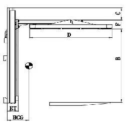 II classe de montage, stabilisateur de charge 1-4,5t avec palette pour Doosan