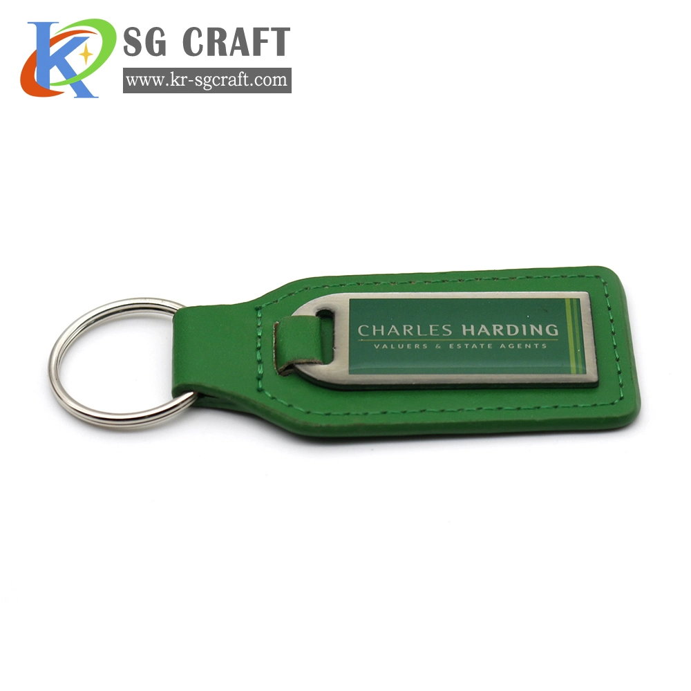 Factory Price Leather Keychain Custom Key Ring Custom Logo Key Chain Promotion Keychain Real Leather Keychain