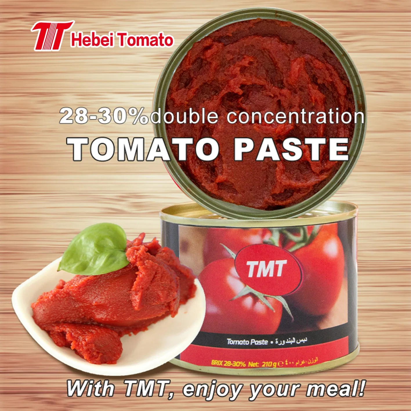 70g Easy Open Tomato Paste in Canned Tins with High Fresh Red Without Additive