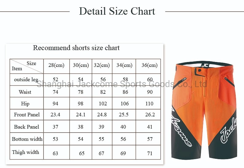 personalizado MTB calções curtos de downhill respirável Verão homens' S Mountain Bike curtos para desportos ao ar livre