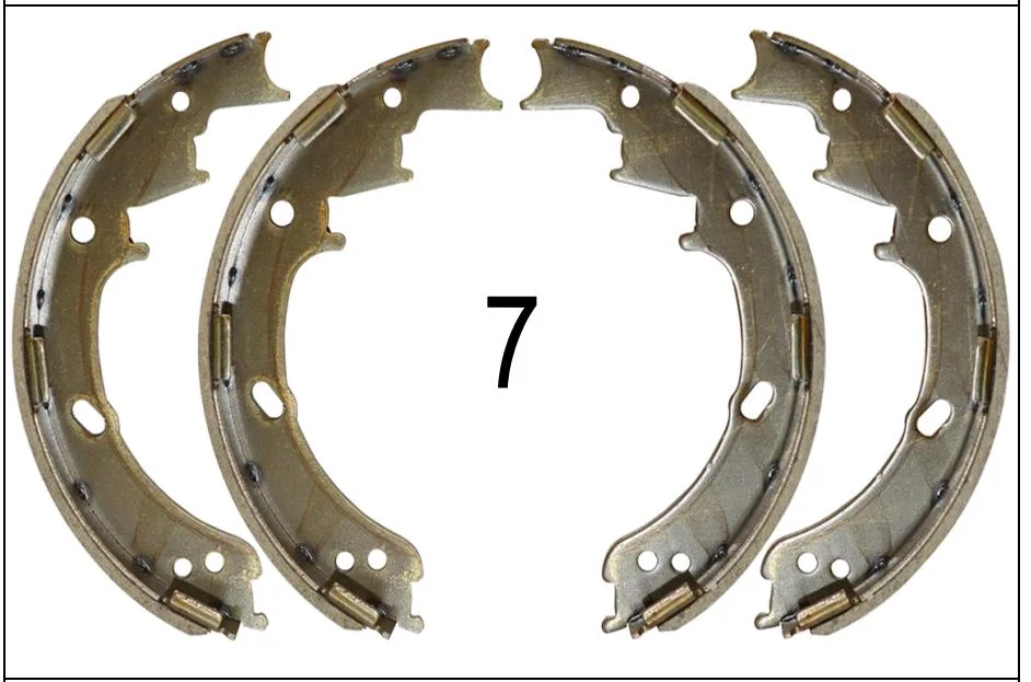 K-2288 04495-01011 Bare Brake Shoe Sets for Toyota