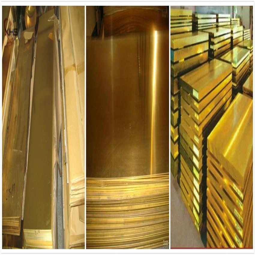 1500X 3050 X 1.5mm Custom Thickness 0.3-60mm C26800 C27200 Yellow Copper Shiny Brass Sheet