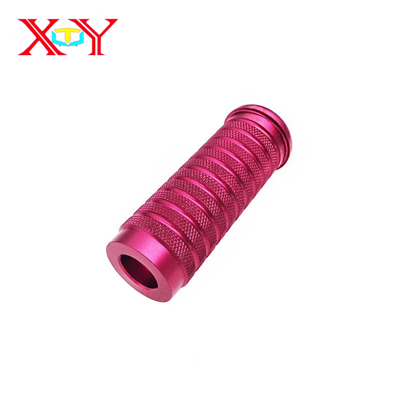 CNC Lathe Processing Custom Bicycle Modification Accessories Metal Aluminum Knurling Oxidation