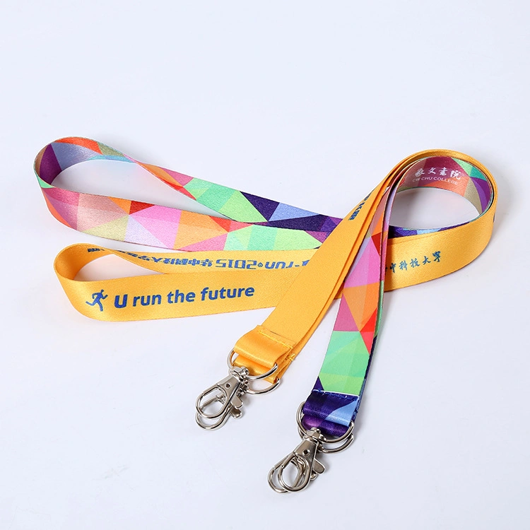 Custom Silkscreen Printing Logo Promotion Polyester Airbus PVC Lanyard with Business ID Card Holder Lanyards for Mobile Phone