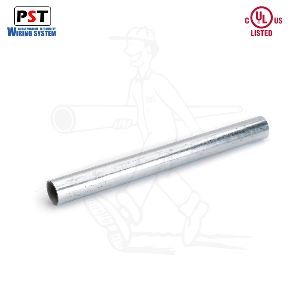 UL797 ANSI C80.3 EMT Galvanized Electrical Steel Pipe Conduit Metallic Tubing