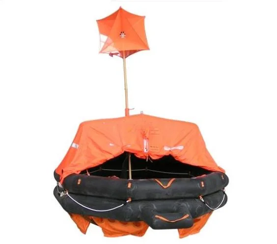 Factory Price Throwing Inflatable Life Raft for 20 Person