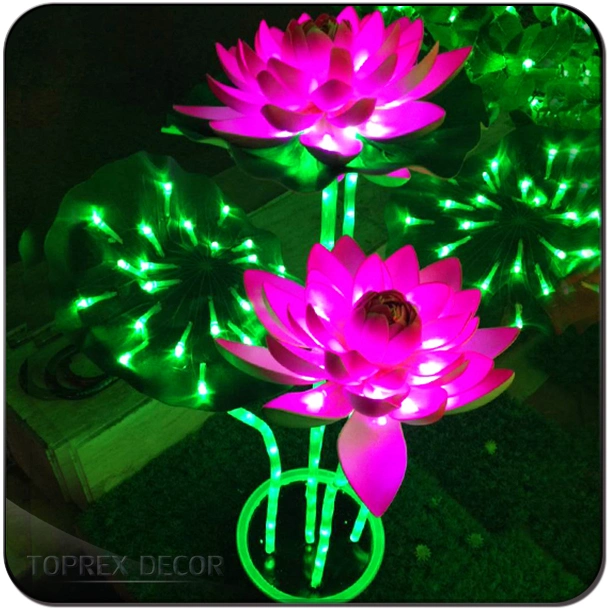 Les lumières de Noël Noël LED Haute luminosité lumière IP65 Lampe Lotus