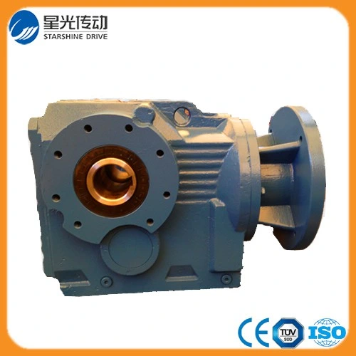 K47 Series Helical Bevel Helical Geared Motor with Foot Mounted