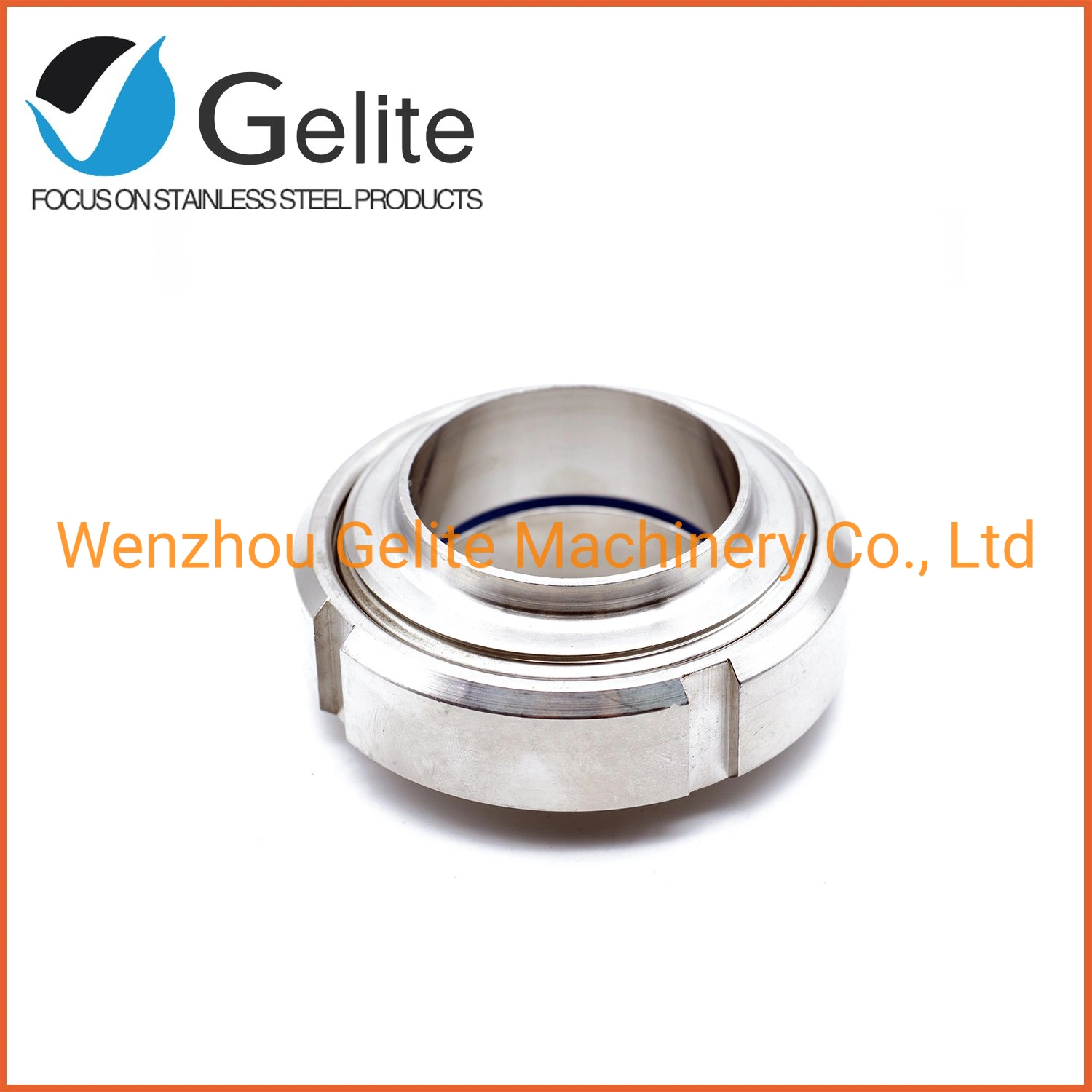 SMS DIN Male Nut Union Rjt to Tri Clamp Pipe Fitting