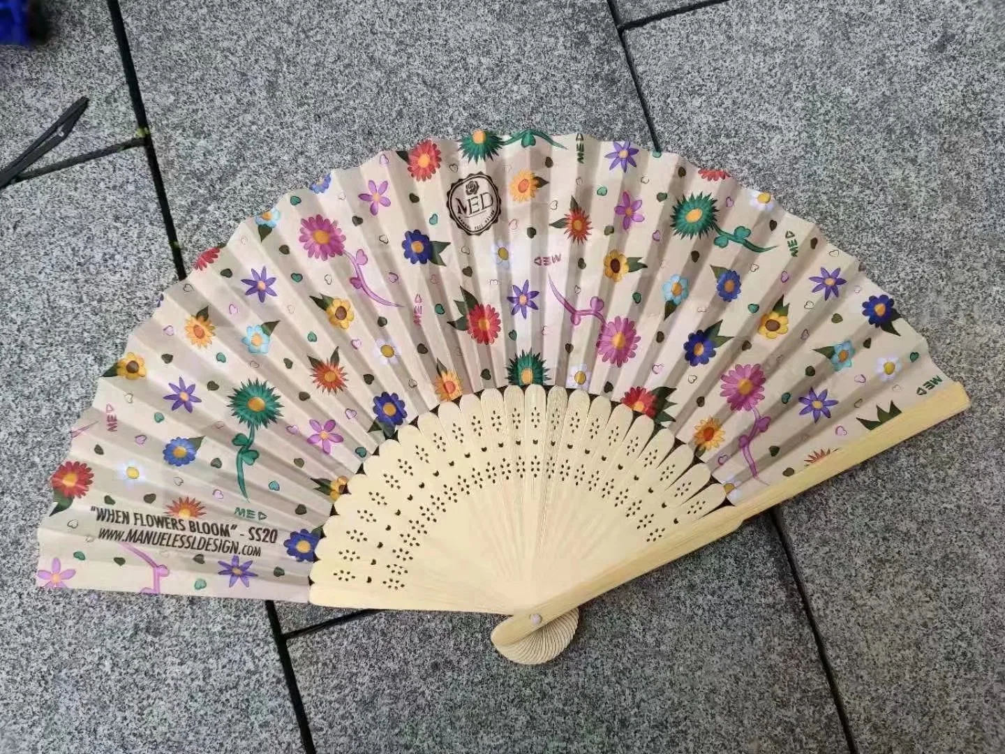 Japanese Style Fan/Paper+Bamboo Material/Promotion Fan