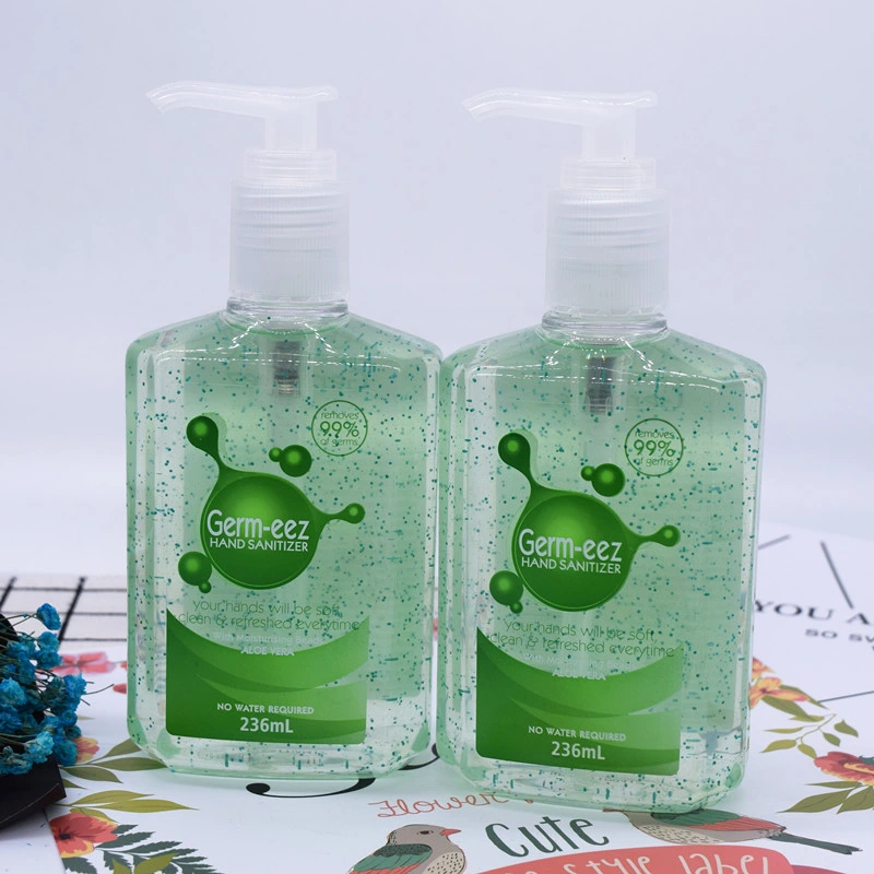 Hand Sanitizer Gel mit feuchtigkeitsspendenden Perlen Aloe Vera Essenz