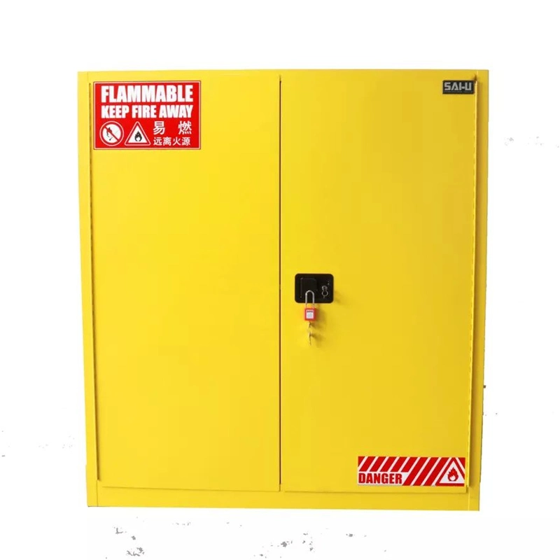 Laboratory Organization Cabinet Fire Proof Flammable Combustible Liquids Control Safety Storage Cabinets for Drums