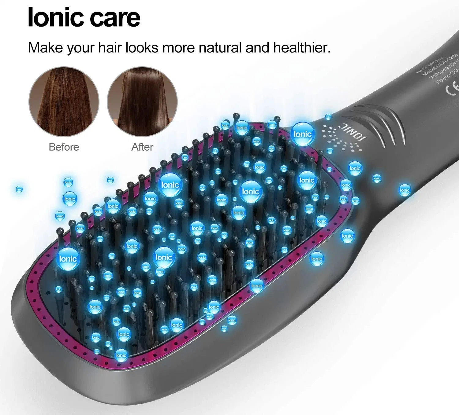 Hair Dryer Brush One Step Hair Dryer and Styler Volumizer with Negative Ion for Reducing Frizz and Static